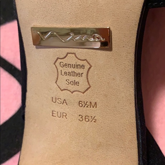 Nina Shoes “Ileana” Black Luster Slingback - Picture 5 of 5